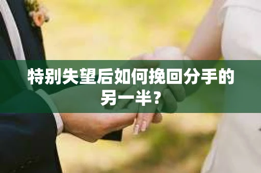 特别失望后如何挽回分手的另一半？