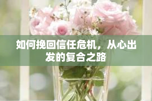如何挽回信任危机，从心出发的复合之路
